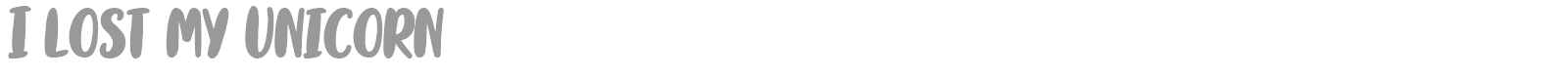 I lost my Unicorn font preview